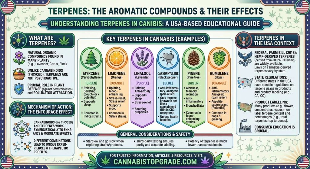 Terpenes in Cannabis and Weed