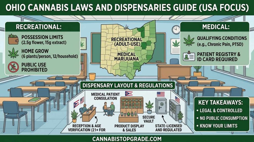 Ohio Cannabis Laws and Dispensaries