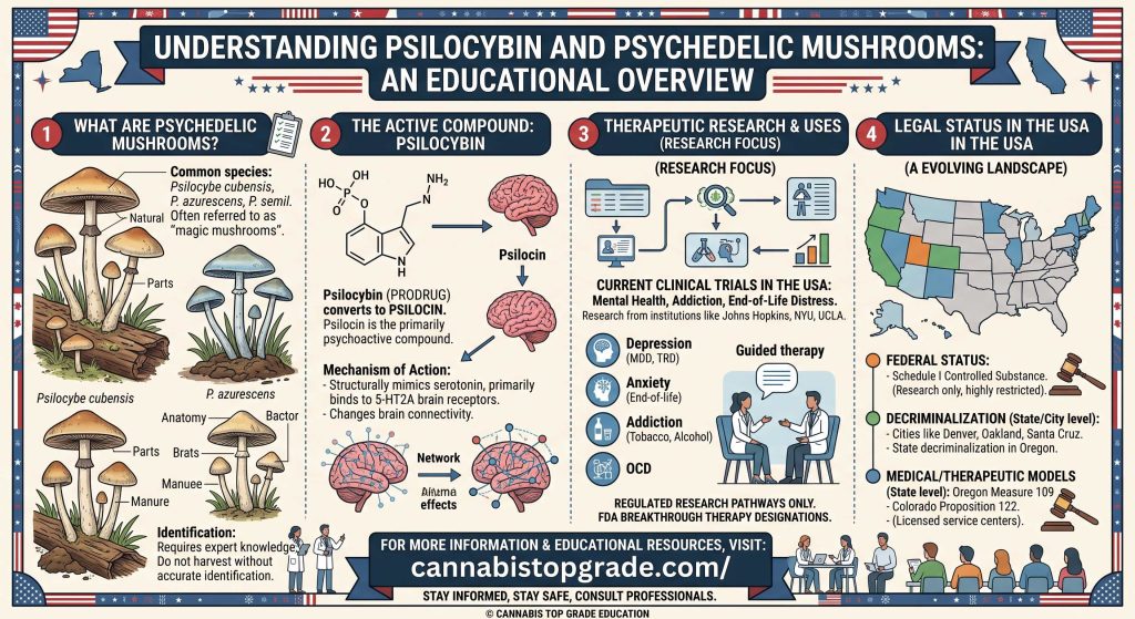 Psilocybin and Psychedelic Mushrooms
