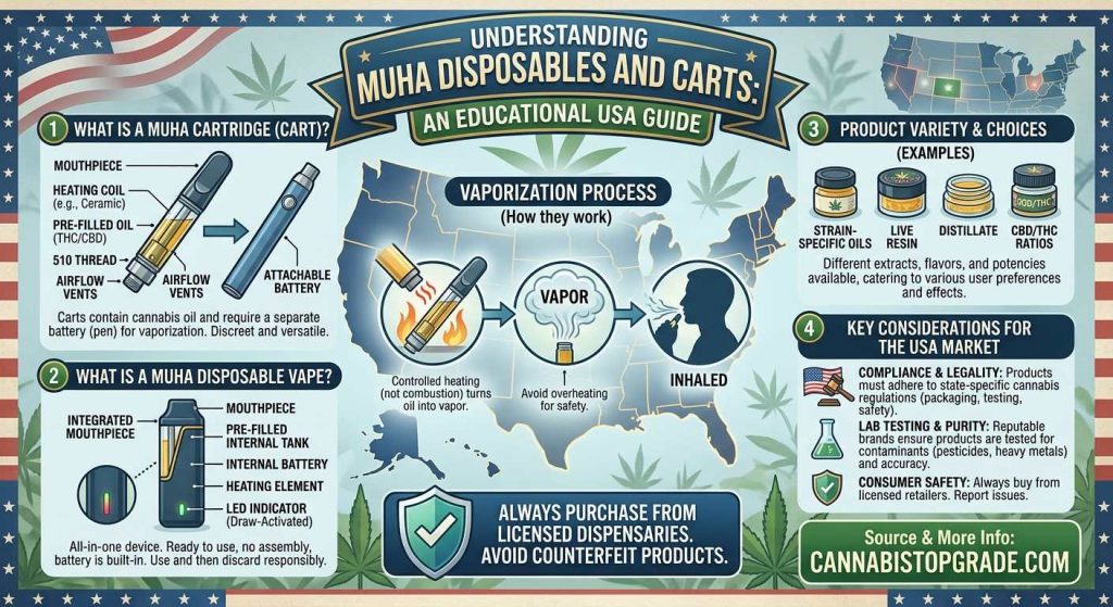 Muha Disposables and Carts