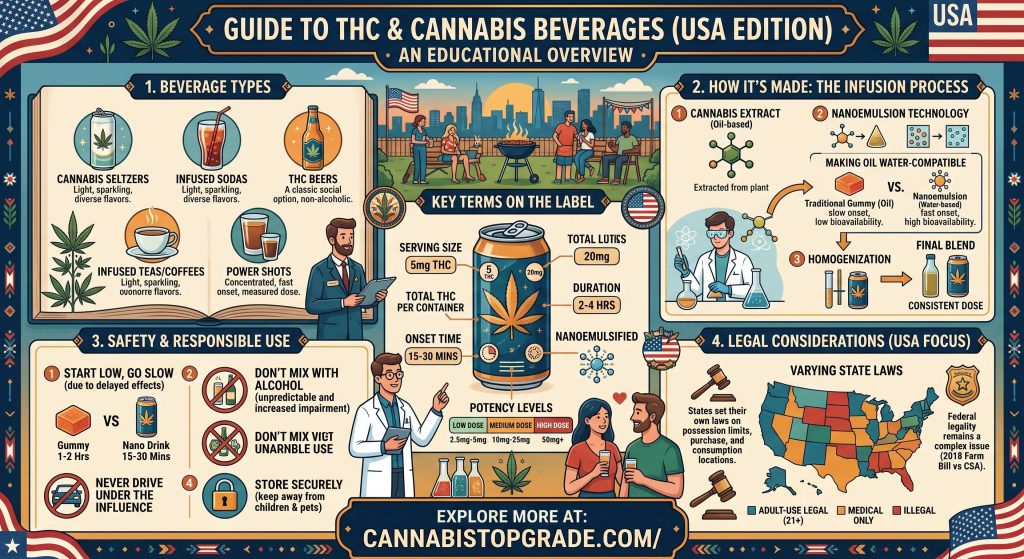THC and Cannabis Beverages